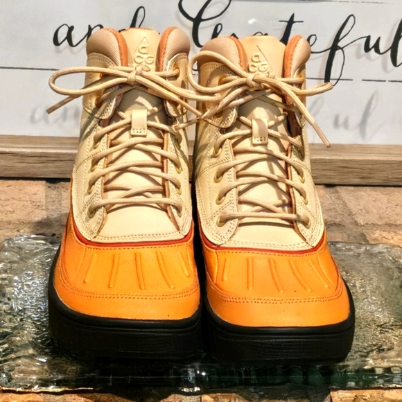 Nike ACG Woodside 2 High GS Orange, Brown Youth 5Y #524872-201 - Picture 2 of 9